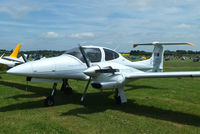 G-XDEA @ EGBT - Visitor at Turweston for the British F1 Grand Prix at Silverstone - by Chris Hall
