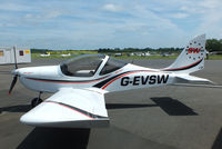 G-EVSW @ EGBT - Visitor at Turweston - by Chris Hall