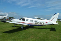 N808CA @ EGBT - Visitor at Turweston for the British F1 Grand Prix at Silverstone - by Chris Hall