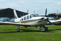 G-KNOW @ EGBT - Visitor at Turweston for the British F1 Grand Prix at Silverstone - by Chris Hall