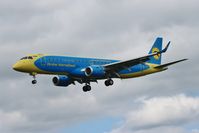UR-EME @ EGSH - The third Ukraine International to land at Norwich today. - by Graham Reeve