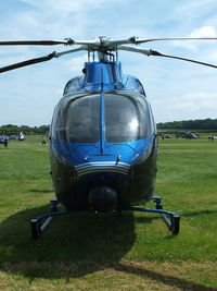 N90011 @ EGBT - being used for ferrying race fans to the British F1 Grand Prix at Silverstone - by Chris Hall
