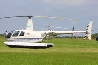 G-SUNN @ EGBT - being used for ferrying race fans to the British F1 Grand Prix at Silverstone - by Chris Hall