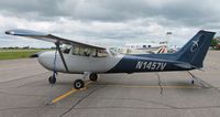 N1457V @ KAXN - Cessna 172M Skyhawk on the line. - by Kreg Anderson