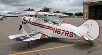 N87RS @ KAXN - Aerotek Pitts S-2A on the line. - by Kreg Anderson