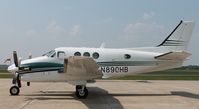 N890HB @ KAXN - A new University of North Dakota Hawker Beechraft C90GTI King Air on the ramp. - by Kreg Anderson