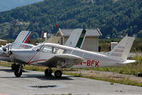 LN-BFK @ ENNO - Piper PA-28-140 parked at Notudden airfield, Norway.