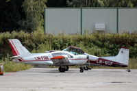 LN-FAK @ ENNO - Rallye of the Sandefjord Seilflyklubb parked at Notudden airfield, Norway.