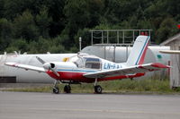 LN-FAT @ ENNO - Rallye 180T of the Oslo Seilflyklubb parked at Notudden airfield, Norway. - by Henk van Capelle