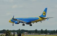 UR-EME @ EGSH - Arriving onto runway 27. - by keithnewsome