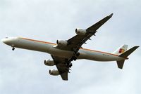 EC-JNQ @ EGLL - Airbus A340-642 [727] (Iberia) Home~G 22/04/2012. On approach 27L.