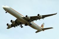 EC-JNQ @ EGLL - Airbus A340-642 [727] (Iberia) Home~G 22/04/2012. On approach 27L.