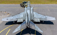 38 73 @ ETNT - pushback into its hardened aircraft shelter