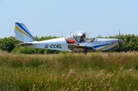 G-CCKL @ EGFH - Visiting Eurostar waiting for clearance to depart. - by Roger Winser