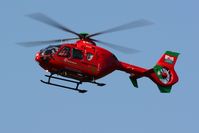G-WASN @ EGFH - Wales Air Ambulance helicopter (Helimed 57) returning to base after a recall. - by Roger Winser