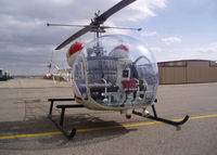 N73943 - landed at chino airport - by helicopter206