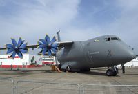 UR-EXA @ LFPB - Antonov An-70 (with upgraded avionics and propellers, repainted and reregistered) at the Aerosalon 2013, Paris