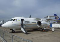 UR-NTN @ LFPB - Antonov An-158 at the Aerosalon 2013, Paris - by Ingo Warnecke