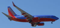 N484WN @ KLAS - Southwest Airlines, seen here aproaching Las Vegas Int´l(KLAS) - by A. Gendorf