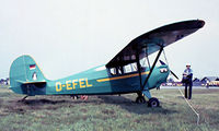 D-EFEL @ EKVJ - Aeronca 65-C Super Chief [C-1868] Stauning~OY 05/06/1982 - by Ray Barber