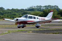 G-BMIW @ EGFH - Visiting Cherokee Archer II. - by Roger Winser