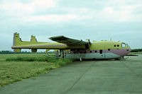 D-ANAS @ EDDW - Nord N.2501D Noratlas [2501D-014] Bremen~D 09/06/1982. Seen here in this wrecked state. Broken up here in 1990. Image taken from a slide.