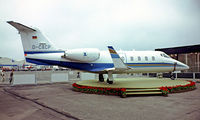 D-CACP @ EDDV - Learjet 55 [55-086] Hannover~D 25/05/1984. Image from a slide. - by Ray Barber