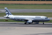 SX-OAQ @ LOWW - Aegean Airlines Airbus A320 - by Thomas Ranner