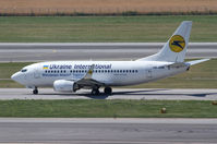 UR-GBE @ LOWW - Ukraine International Boeing 737 - by Thomas Ranner