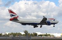 G-CIVE @ MIA - British 747-400 - by Florida Metal