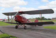 G-ANLS @ EGBR - De Havilland DH-82A Tiger Moth II at The Real Aeroplane Club's Jolly June Jaunt, Breighton Airfield, 2013. - by Malcolm Clarke