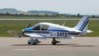 G-BAPX @ EGSU - 1.G-BAPX at Duxford Airfield.