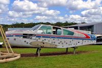 VH-ATB @ YCDR - Beech 95-C55 Baron [TE-437] Caloundra~VH 19/03/2007. All that remains. - by Ray Barber