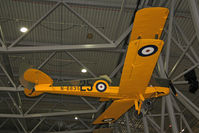N6635 @ EGSU - De Havilland DH-82A Tiger Moth II. Suspended from the roof in AirSpace, Imperial War Museum Duxford, July 2013. - by Malcolm Clarke