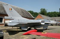 FA-18 @ EBBE - Preserved.First Wing Historical Centre (1WHC) The Golden falcon. - by Robert Roggeman