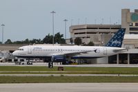 N712JB @ KPBI - Airbus A320