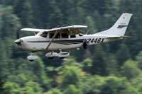 N2446X @ KAWO - Landing 34 @ KAWO - by Terry Green