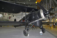 NF370 @ EGSU - Fairey Swordfish MkIII. In the AirSpace hangar, Imperial War Museum Duxford, July 2013. - by Malcolm Clarke