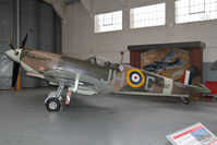 G-MKVB @ EGSU - Supermarine 349 Spitfire LF5B. At The Imperial War Museum, Duxford. July 2013. - by Malcolm Clarke