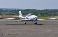 D-EUAU @ EGFH - Visiting Aquila A210. - by Roger Winser
