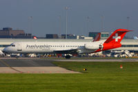 HB-JVF @ EGCC - Helvetic Airlines - by Chris Hall