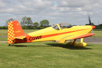 G-CGWF @ EGBR - Vans RV-7 at The Real Aeroplane Club's Jolly June Jaunt, Breighton Airfield, 2013. - by Malcolm Clarke