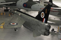 XM135 @ EGSU - English Electric Lightning F.1. In the AirSpace hangar, Imperial War Museum Duxford, July 2013. - by Malcolm Clarke