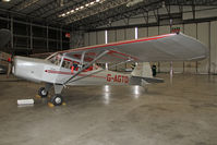 G-AGTO @ EGSU - Taylorcraft Auster 5J1 at the Imperial War Museum, Duxford July 2013. - by Malcolm Clarke
