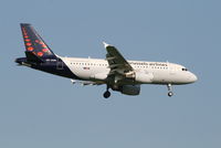 OO-SSB @ EBBR - Arrival of flight SN3188 to RWY 02 - by Daniel Vanderauwera