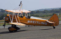 SE-BOG @ EGFH - Boeing B.75N-1 Stearman, Breitling Wing Walker Display Team at EGFH. - by Derek Flewin