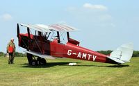 G-AMTV @ EGTB - Ex: N6545 > G-AMTV > OO-SOE > G-AMTV - Originally owned to, W.A.Rollason Ltd in August 1952 and currently with and a trustee of, G-AMTV Flying Group in June 2010