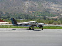 N4484X @ SZP - 1975 Piper PA-28R-200B ARROW II, Lycoming IO-360-C1C 200 Hp, landing roll Rwy 22 - by Doug Robertson