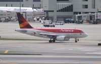 N589AV @ MIA - Avianca A318 - by Florida Metal