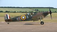 G-CGUK @ EGSU - 2. X4650 on the eve of Flying Legends Air Show, Duxford - July 2013.